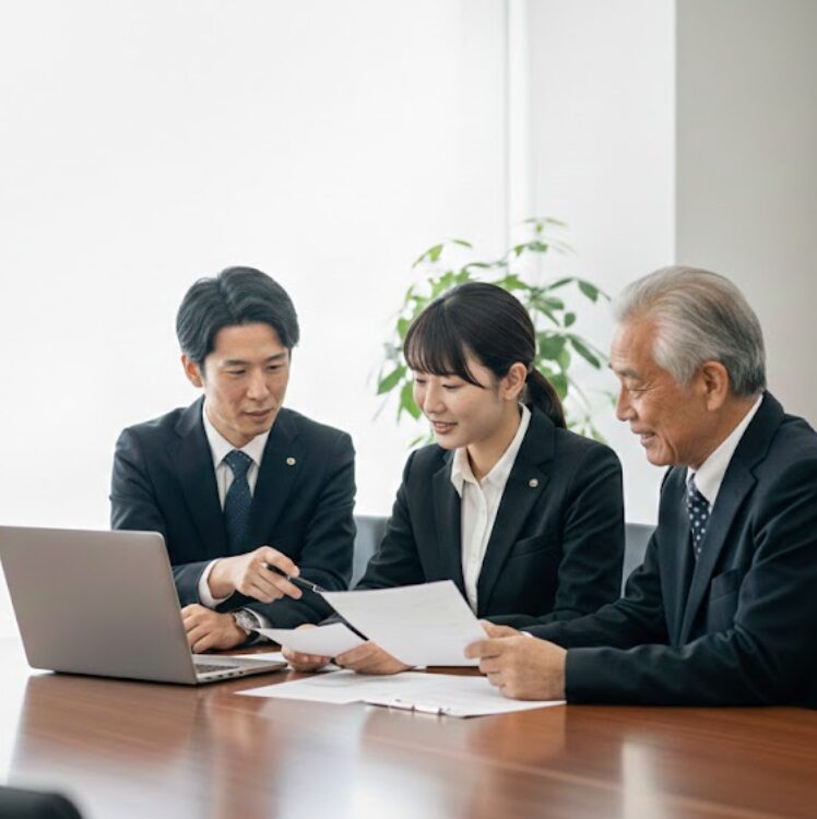 相続不動産の専門スタッフによる無料相談の様子